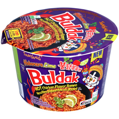 SamYang bowl instant buldak ramen noodles with habanero and lime 110gr