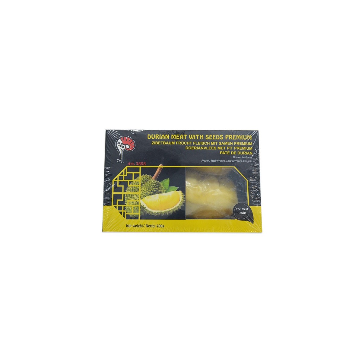 Mooijer durian premium avec noyau 400gr