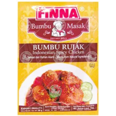 Finna bumbu rujak herbes pour poulet épicé indonésien 50gr