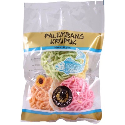 Udang Mas fried colored palembang crackers 65gr