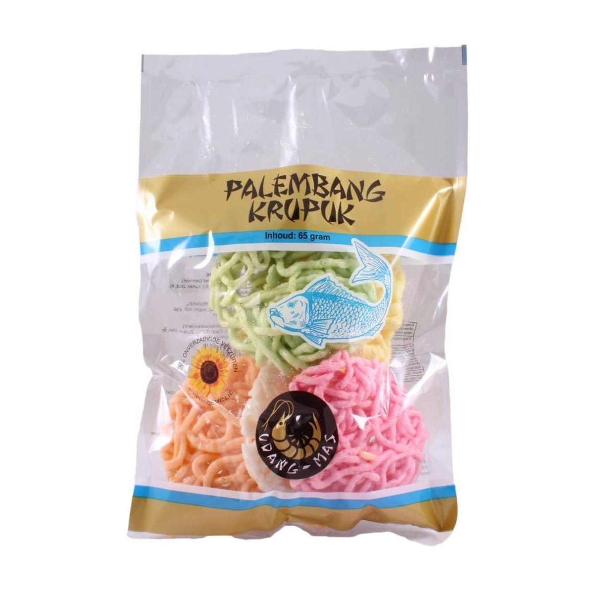 Udang Mas frittierte farbige Palembang-Garnelencracker 65gr