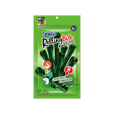 Seleco snack aux algues rolling bite originale 28gr