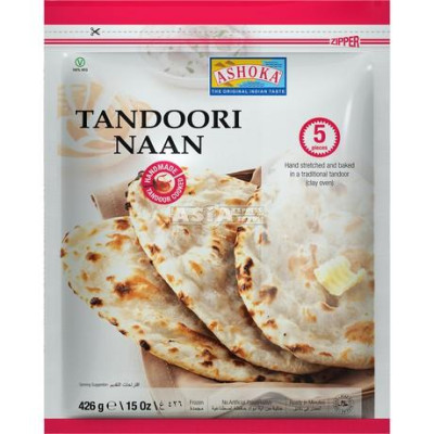 tandoori naan bread 5 pcs 426gr