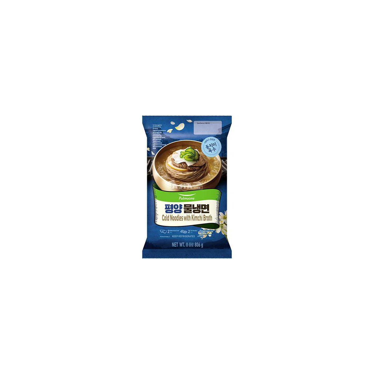 Pulmuone frische Buchweizennudeln mit Kimchi 806gr