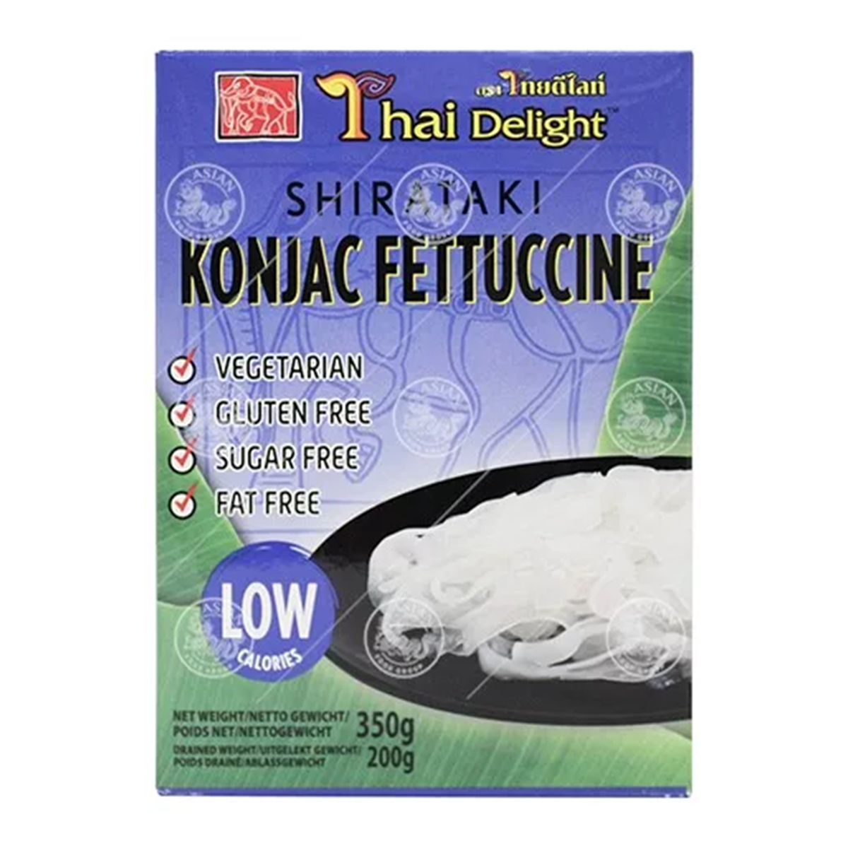 Thai Delight konjac fettucine noodles 350gr