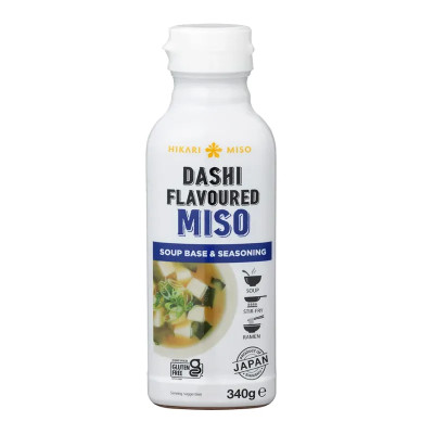 Hikari Base de soupe miso aromatisée au dashi 340gr