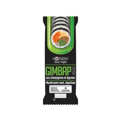 Korean Food Style gimbab aux champignons et légumes 230g