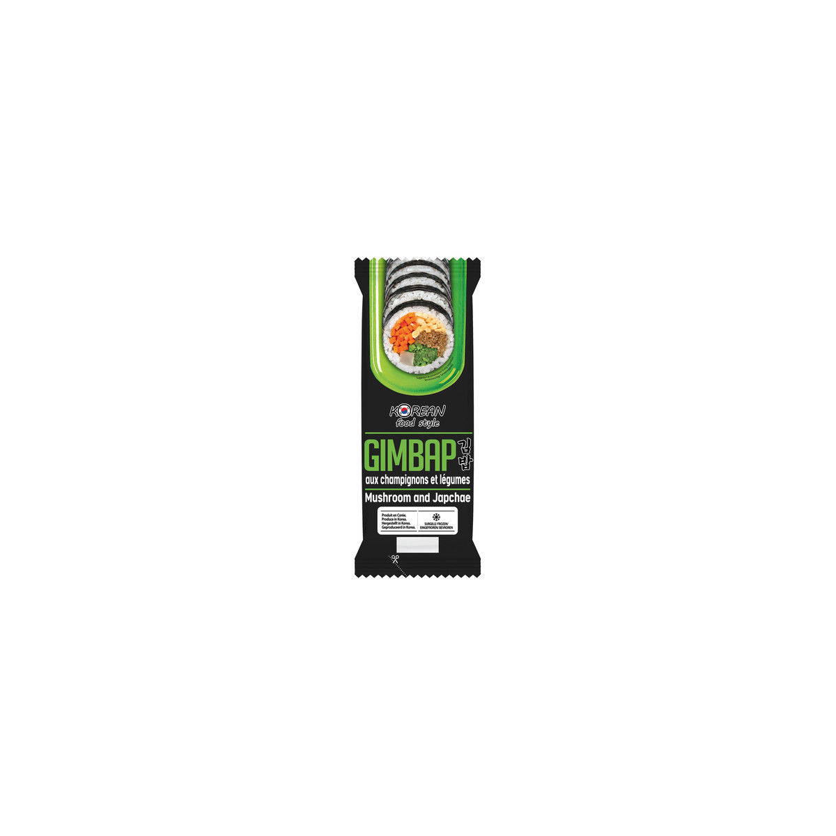 Korean Food Style gimbab met champignons en groenten 230g