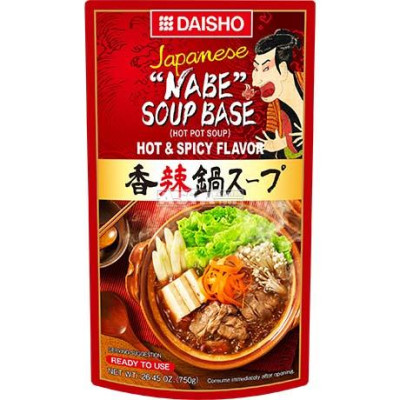 Daisho Base de soupe hotpot japonaise Nabe piquante et épicée 750gr