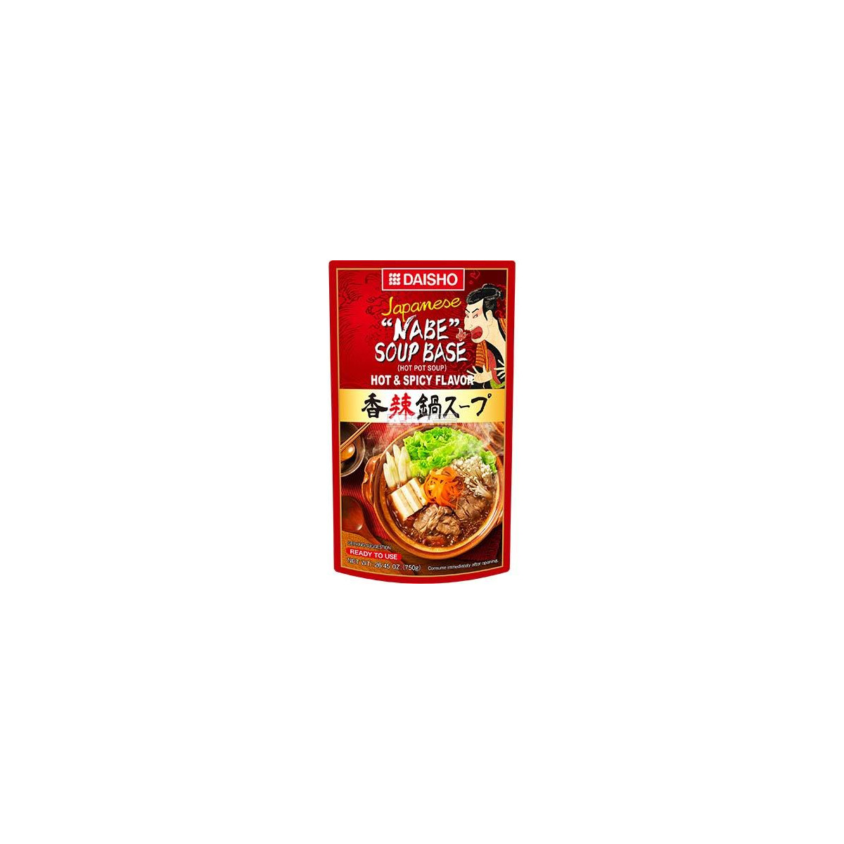 Daisho Base de soupe hotpot japonaise Nabe piquante et épicée 750gr