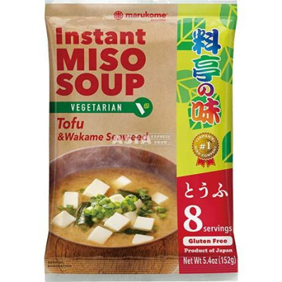 Marekume soupe miso instantanée végétarienne au tofu et wakame 152gr