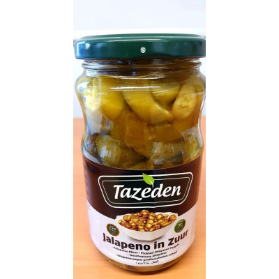 Tazeden pickled jalapenos 370ml