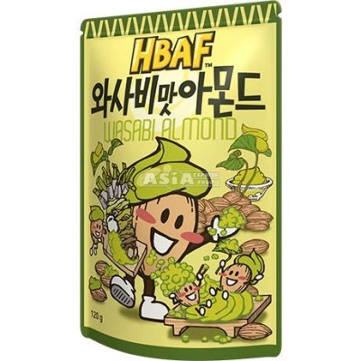 HBAF snack amandes au wasabi 120gr