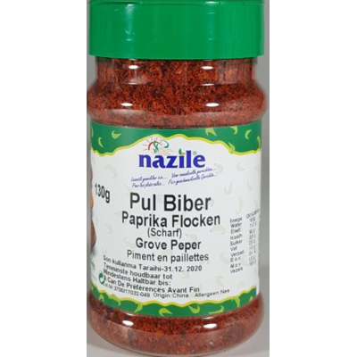 Nazile flocons de piment fort épicé 150gr