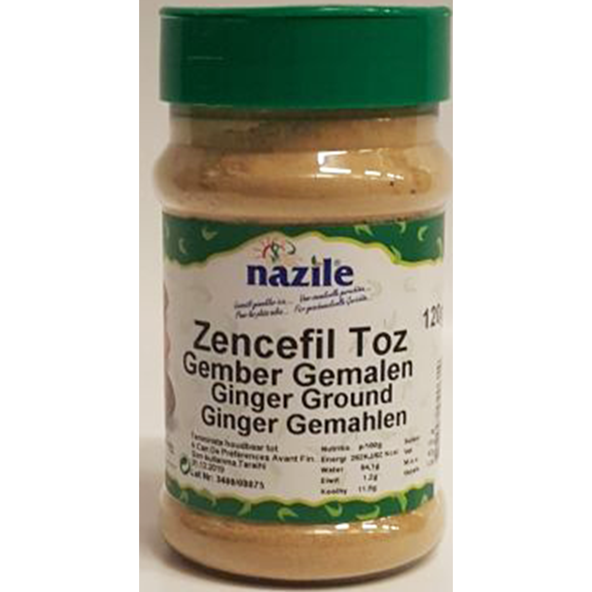 Nazile gemahlener Ingwer 120gr