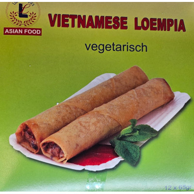 Asian Food vegetarian vietnamese spring rolls 780gr