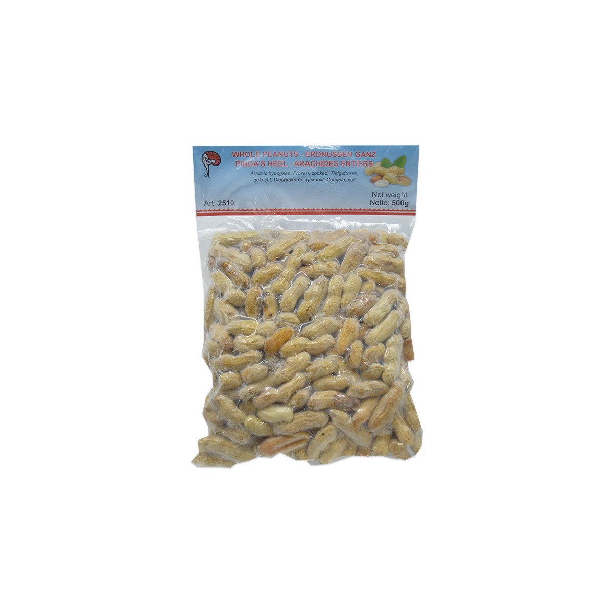 Gefrorene gekochte Erdnüsse 500gr
