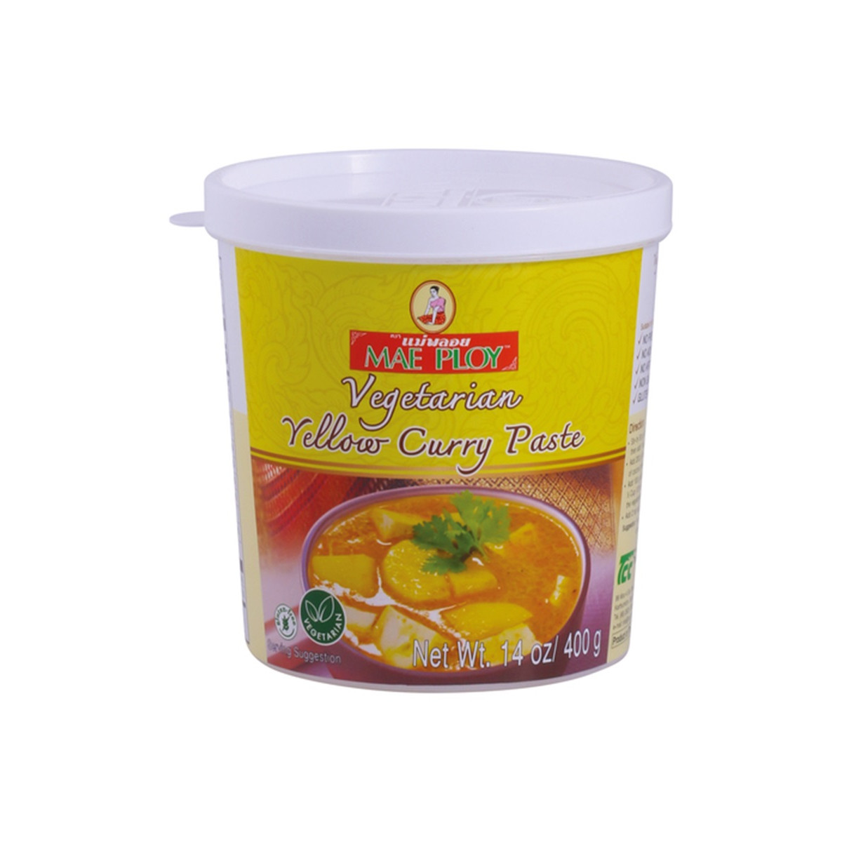 Mae Ploy gelbe vegane Currypaste 400gr