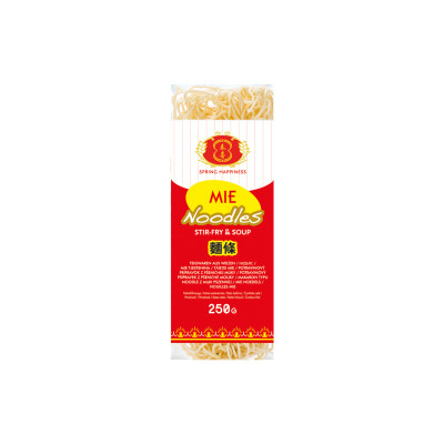 Spring Happines mie noodles for stir fry and soup 250gr