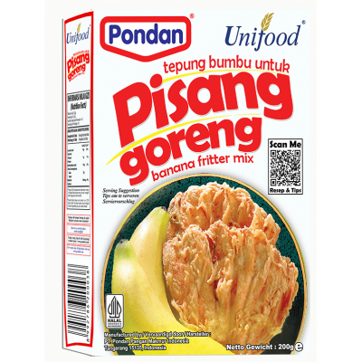 Unifood Pondan tepung bumbu flour for pisang goreng 200gr