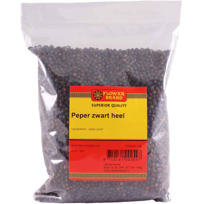 Flower Brand poivre noir entier 1kg