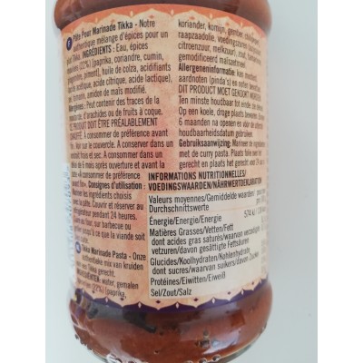 Patak Tikka paste 283gr