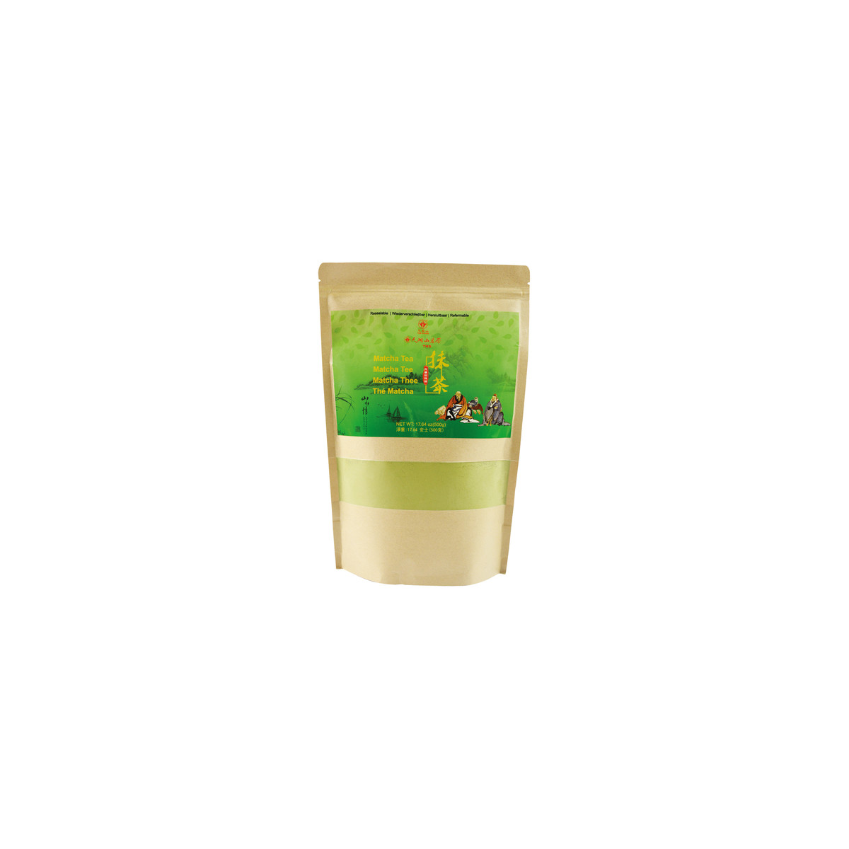 THS Grüntee-Matcha-Pulver 500gr