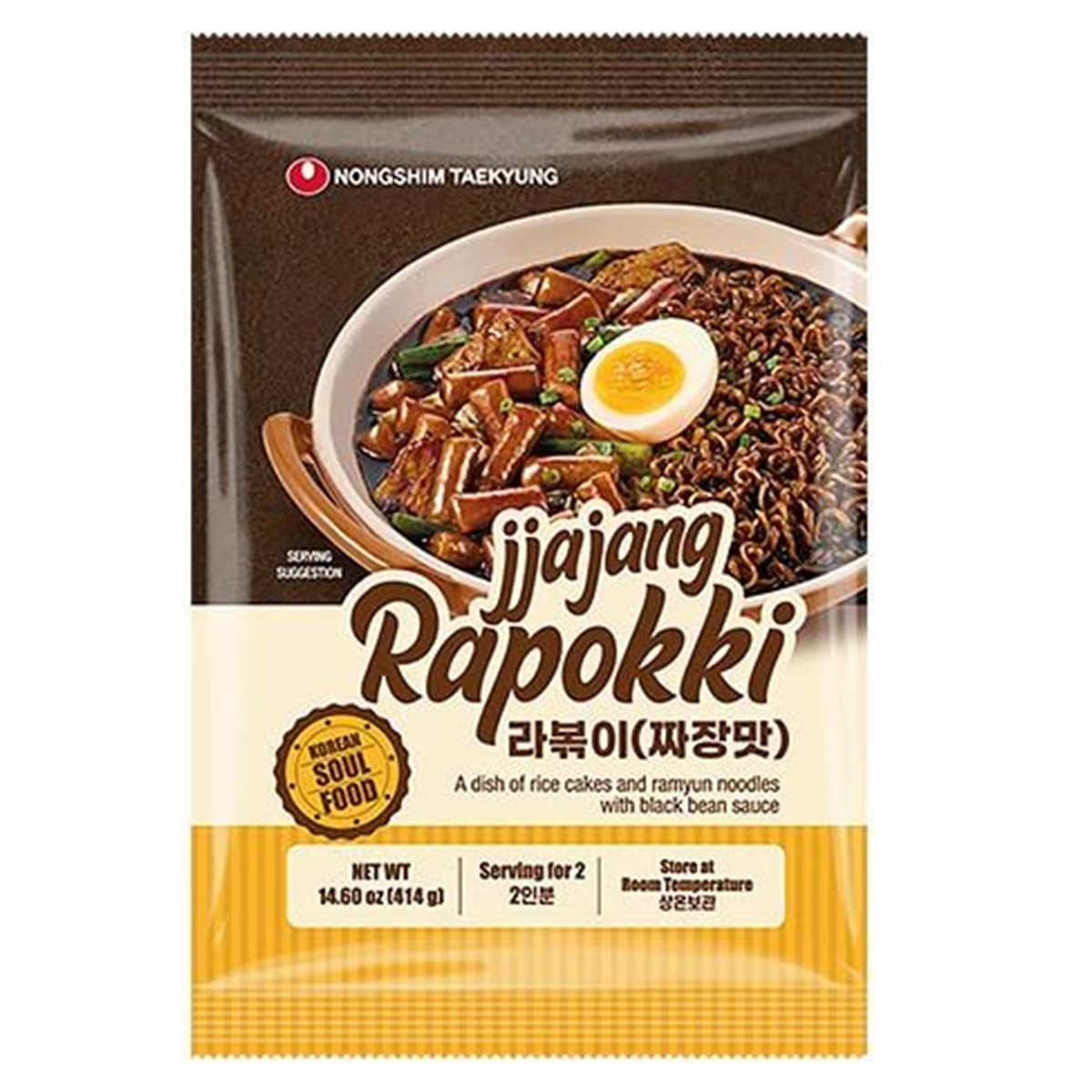 Nongshim rapokki Topokki mit Ramyun- und Jjajang-Sauce 414gr