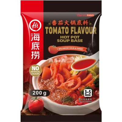 Haidilao soup base with tomato for hotpot 200gr