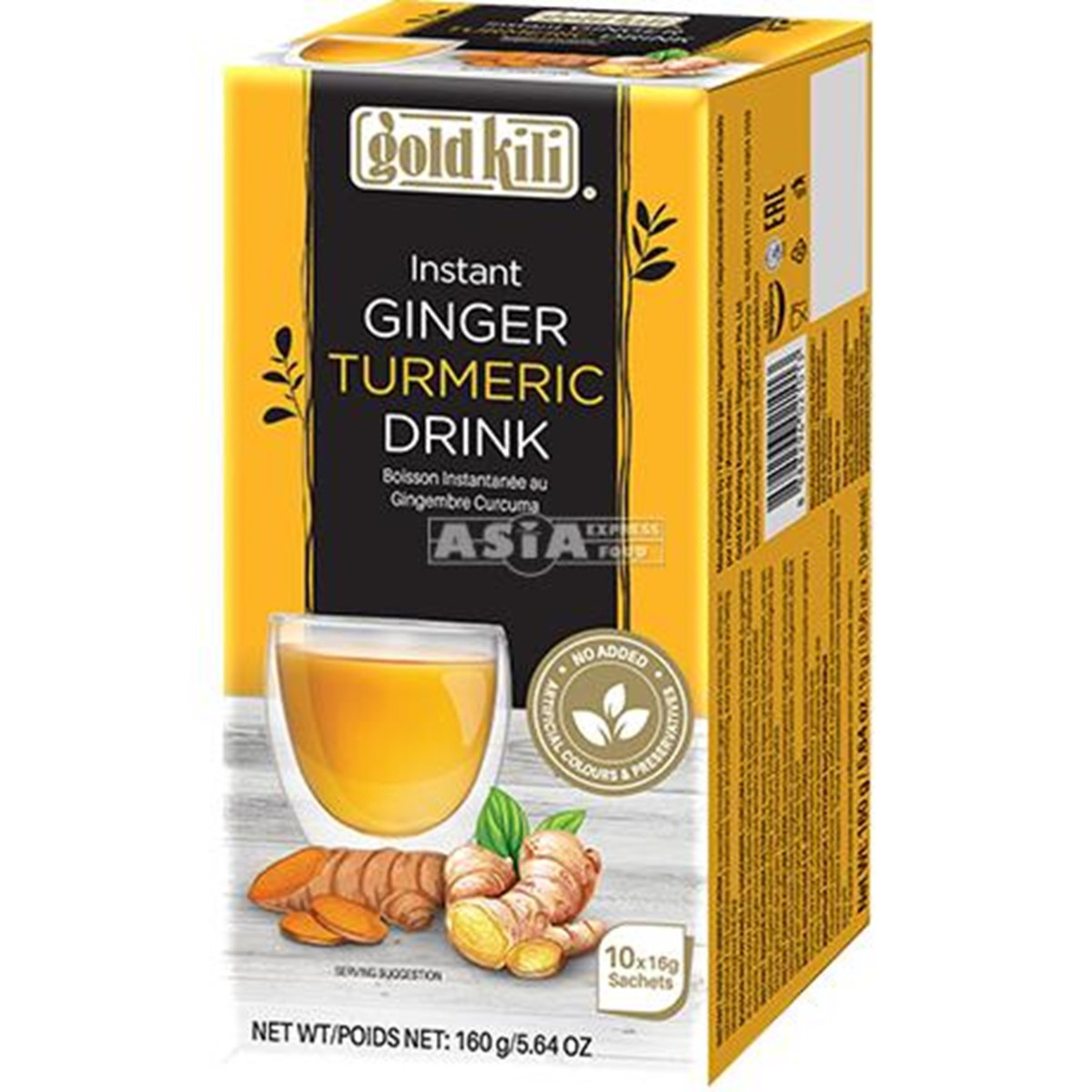 Gold Kili Ingwertee mit Kurkuma 160gr