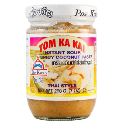 Por Kwan tom kha kai instant spicy coconut paste 200gr