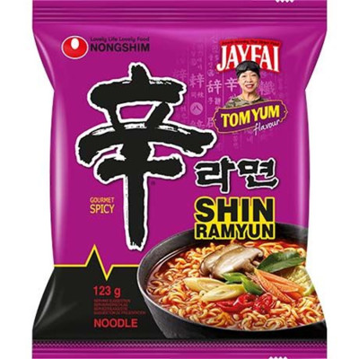 Nongshim tom yum shin ramyun instant noodles 120gr