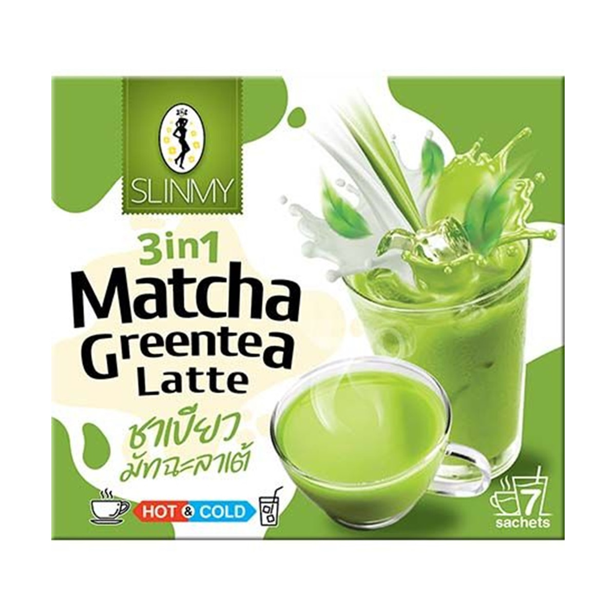 Slinmy instant groene thee matcha latte 161gr