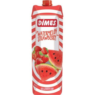 Dimes watermelon and strawberry drink 1l
