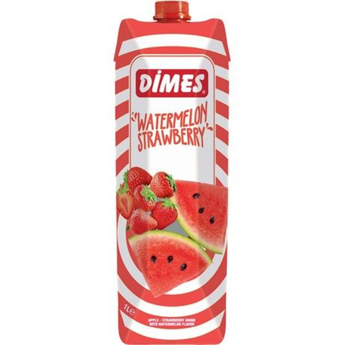 Dimes watermelon and strawberry drink 1l