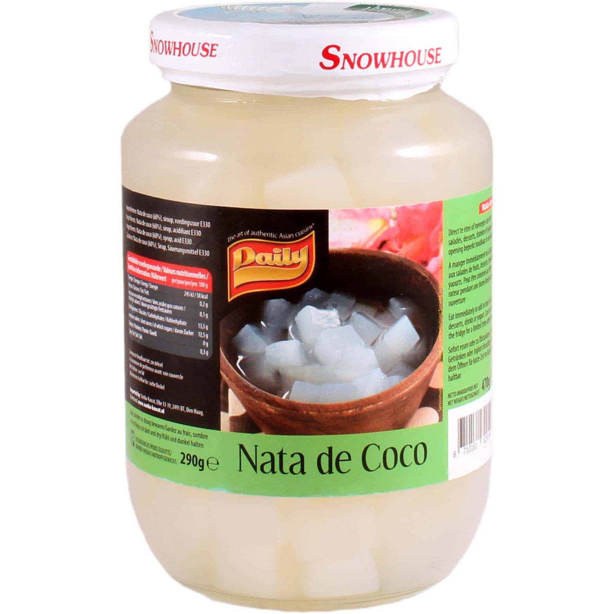Daily nata de coco coconut jelly 415gr