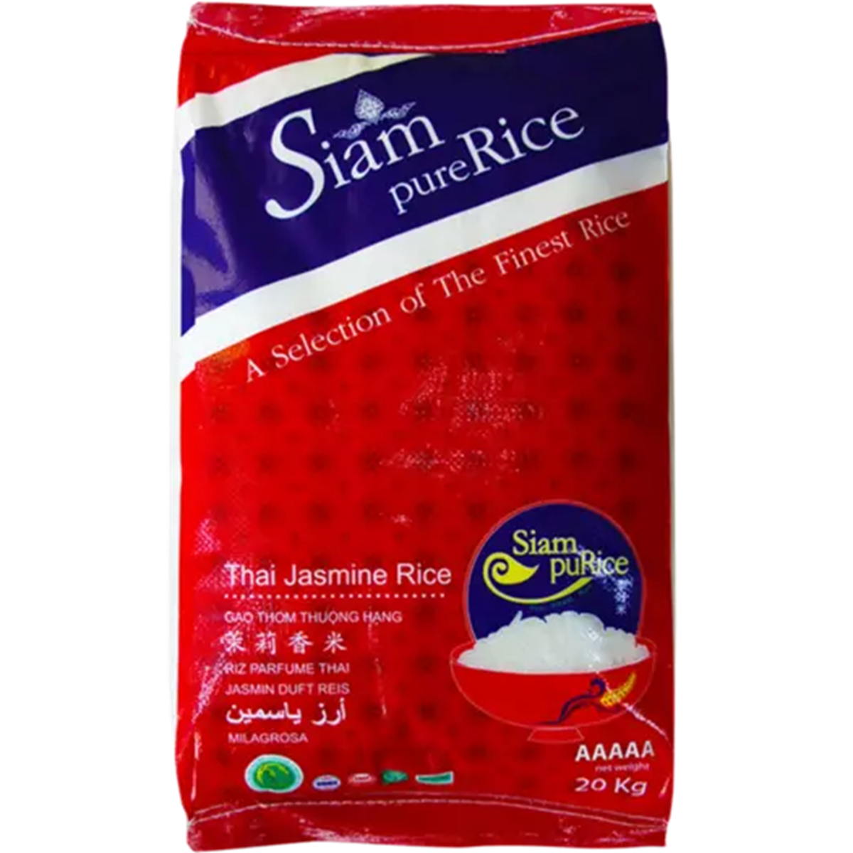 Siam Pure jasmijnrijst 20kg