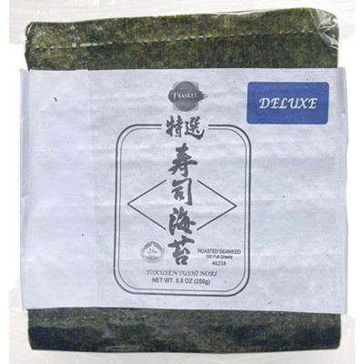 J-Basket deluxe nori sheets 100pcs 250gr
