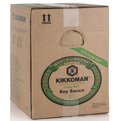Kikkoman sauce soja moins sel 20l