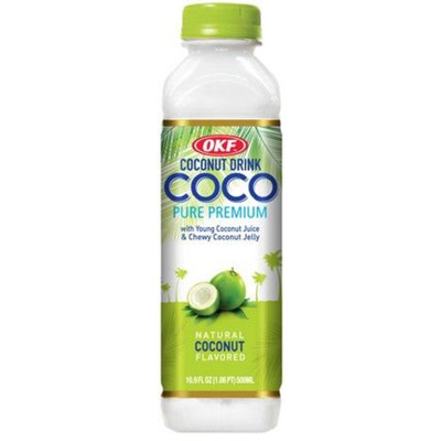 OKF Premium kokosdrank met kokosgelei 500ml