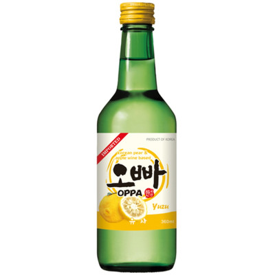 Oppa yuzu soju 12% Alk 360ml