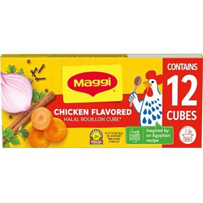 Maggi halal kippenbouillonblokjes 12x9gr