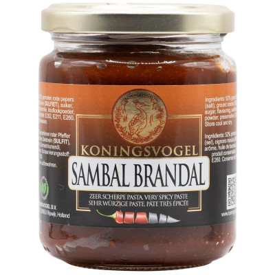Koningsvogel sambal brandal 280gr