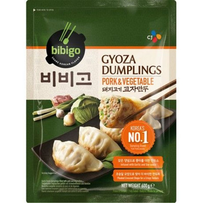 Bibigo gyoza with pork and vegetables 30pcs 600gr