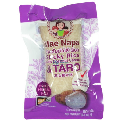 Mae Napa sticky rice with coconut cream and sweet potato 80gr