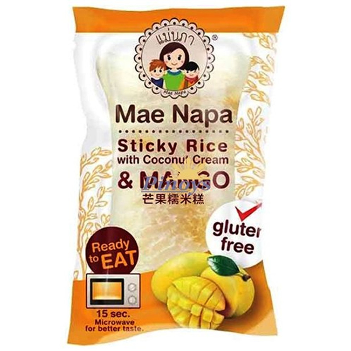 Mae Napa sticky rice with coconut cream and mango 80gr