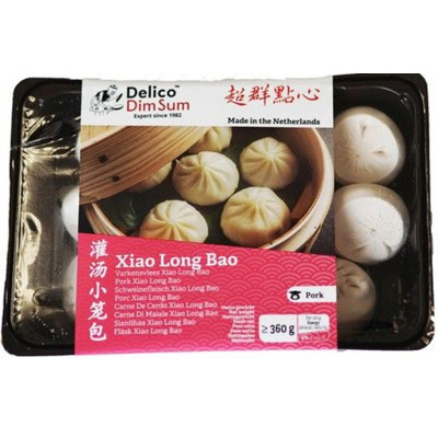 Delico pork xiao long bao boulettes de soupe 360gr