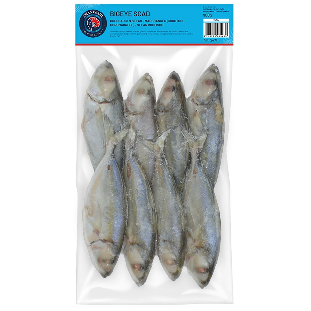 Asian Pearl torpedo hors makreel 1kg