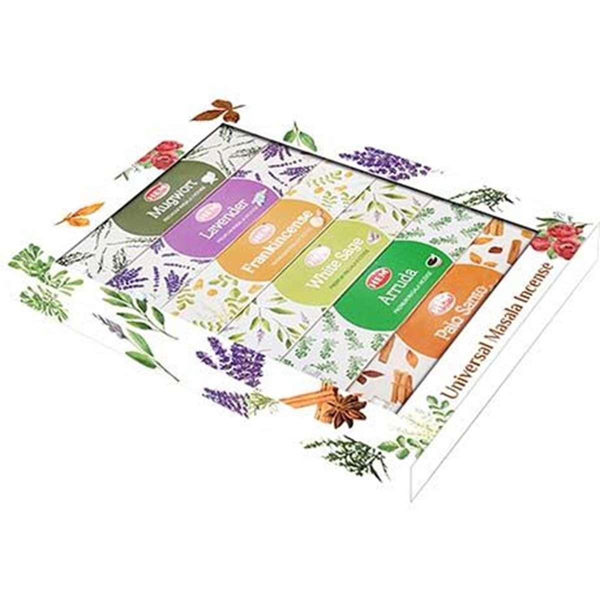 HEM Coffret cadeau d'encens masala universel 120pcs