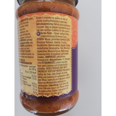 Patak korma paste 283gr